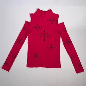 Vintage Y2K 00s pink bebe Cyber 🛸 Nylon Top